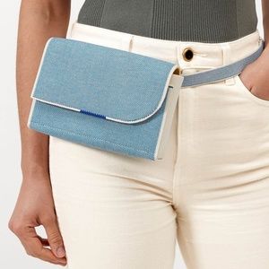 NWT Rothy's Indigo Sky Belt Bag (limited edition color, discontinued!)